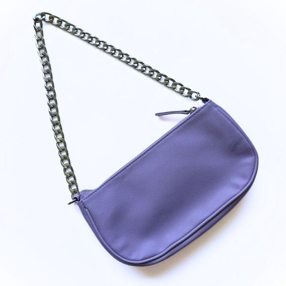 Forever 21 Y2K Purple / Lavender Faux Leather Purse - Picture 2 of 6